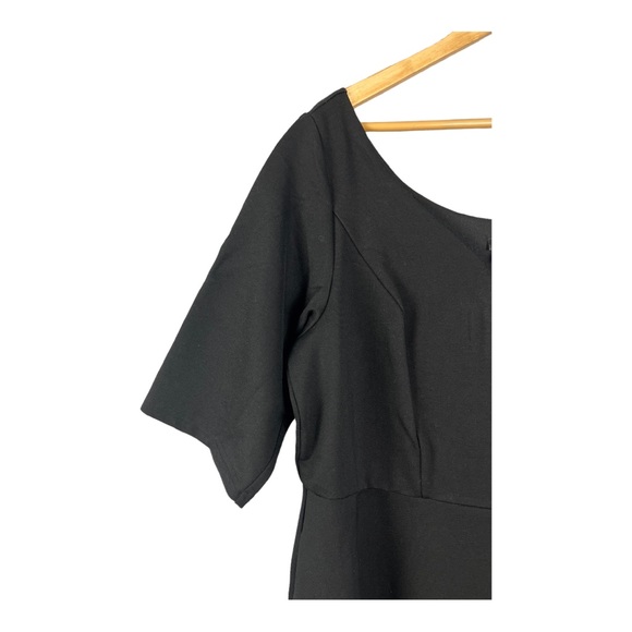 City Chic Black Midi Dress - Picture 4 of 9